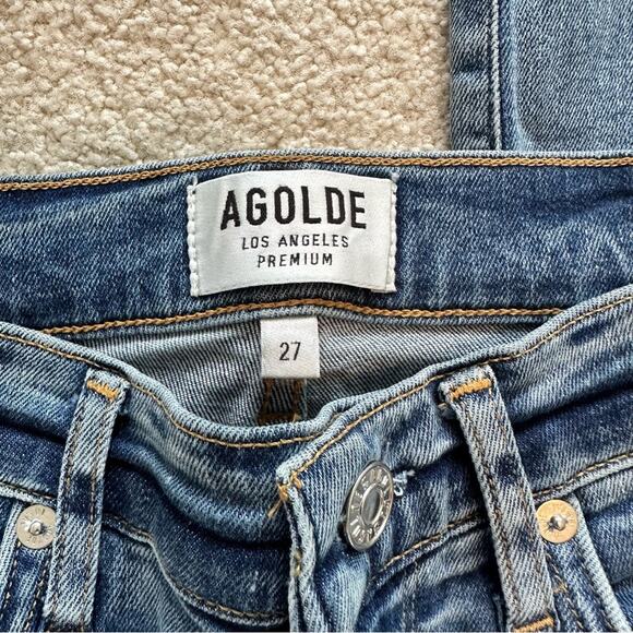 Agolde Skinny Denim Jeans Size 27 - Picture 2 of 7